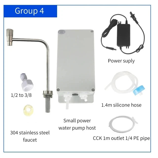 Tungfull 12v Electric Water Pump Faucet Galley Automatic