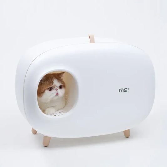 Makesure Cat Litter Box Fully Enclosed Cat Toilet