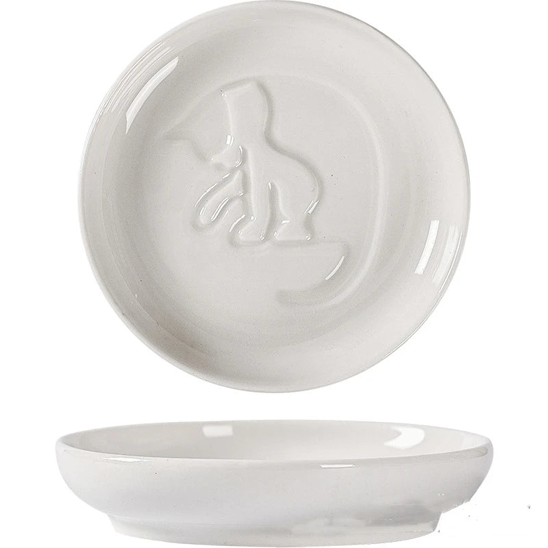 1pcs Ceramic Taste Dish Animal Small Plate Creative