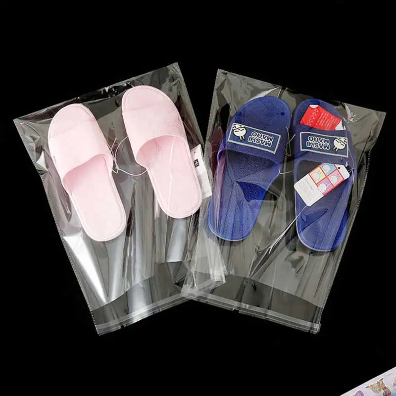 100-500pcs Clear Opp Self Adhesive Bags Transparent Plastic