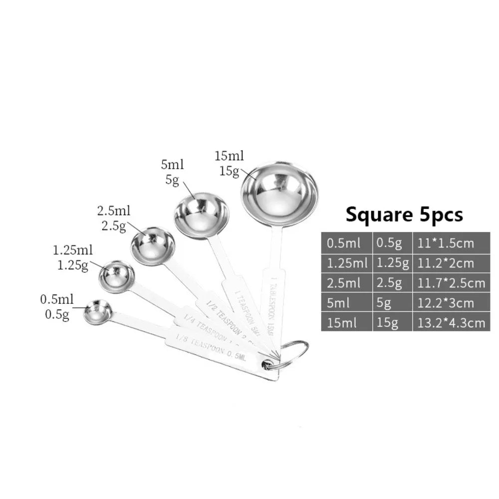 Food Grade Measuring Spoon Scale Stainless Steel Baking