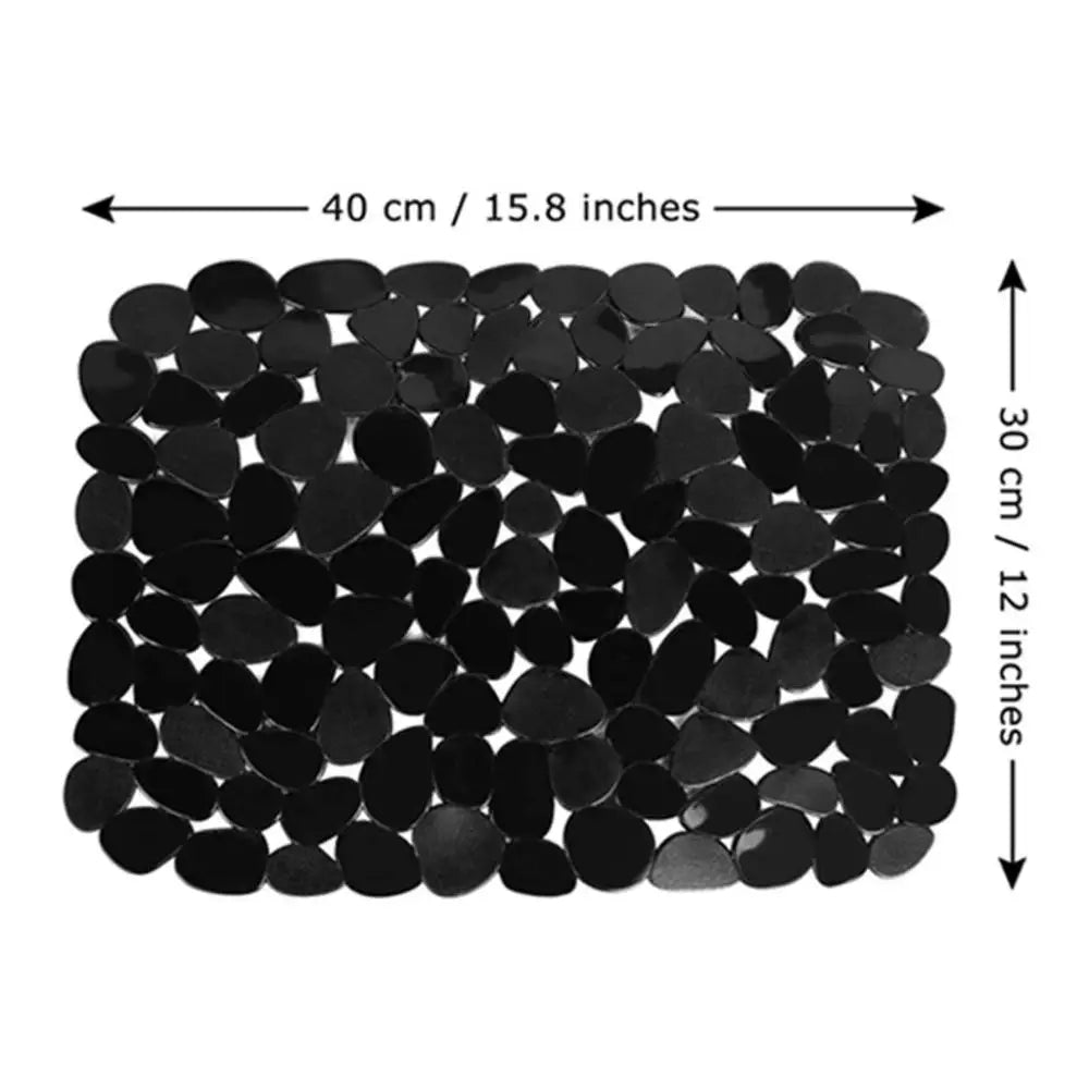 30 40cm Adjustable Draining Soft Pebble Shape Creative