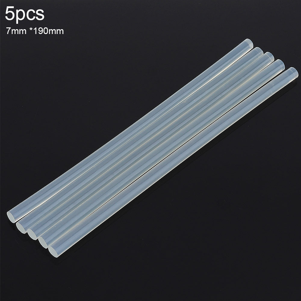 5pcs Melt Adhesive Glue Gun Transparent Glue Sticks