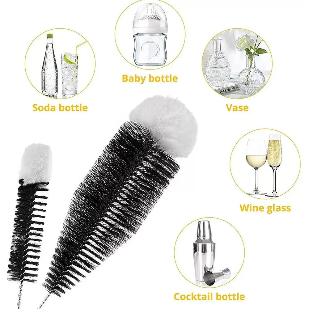 Soda Stream Bottle Brush Beechwood Handle Glassware Jars