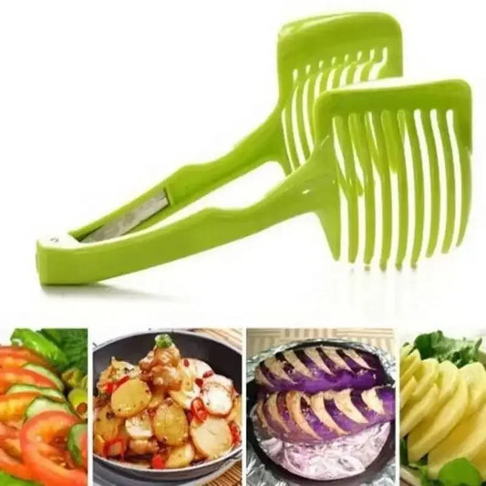 Round Slicing Clamp Handheld Lemon Slicer Fruit Cutter