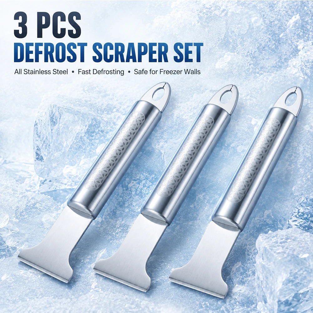 Stainless Steel Freezer Deicers Refrigerator Deicers Ice Scraper