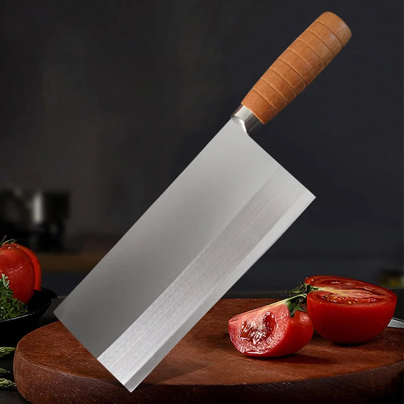 Handmade Forged Chinese Cleaver Knife Ultra Sharp Slicing