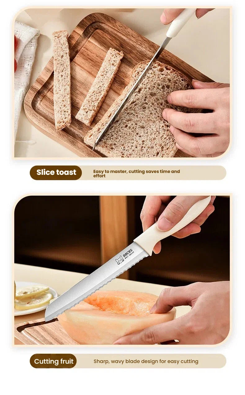 Bread Knife Serrated Edge Sandwich Toast Slicing Knife