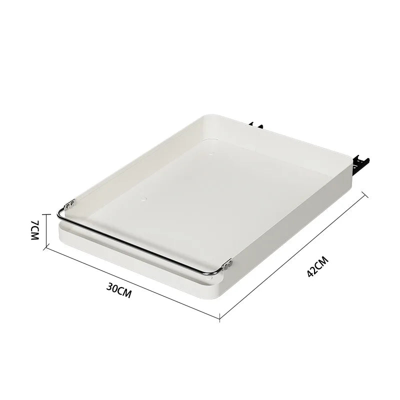 Pull Out Organizer Slide Rails Drawer Type Storage