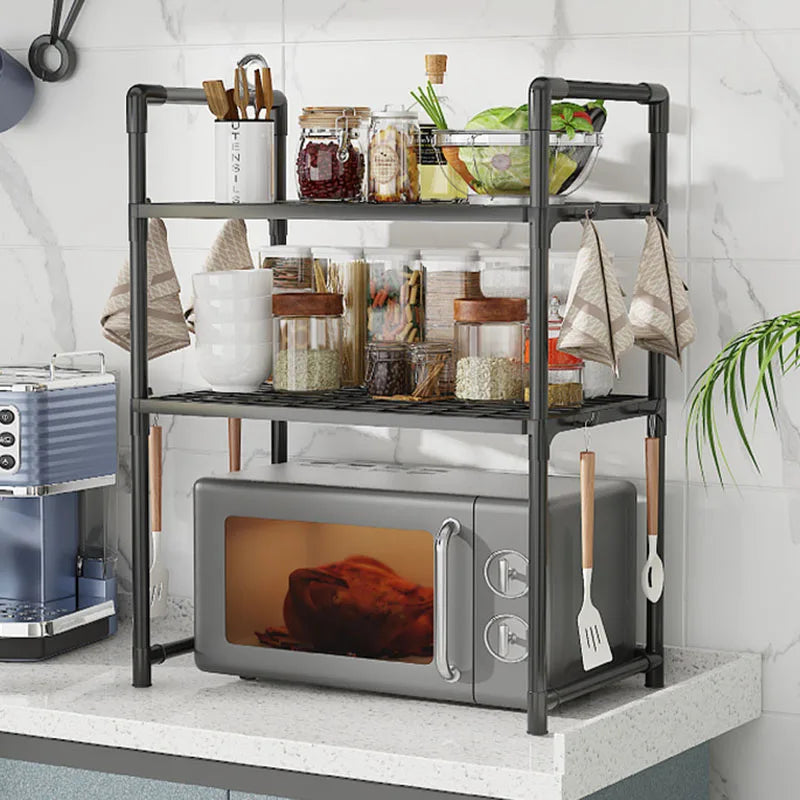 Multi-Purpose Storage Rack - Thickened Adjustable Shelf Microwave