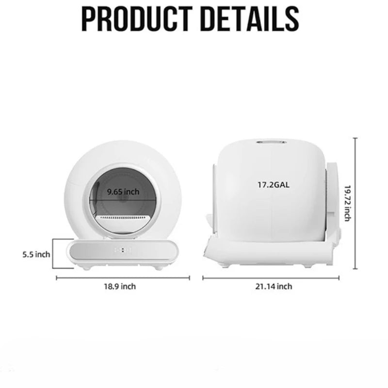 Automatic Smart Cat Litter Box Automatic Cleaning Deodorizing