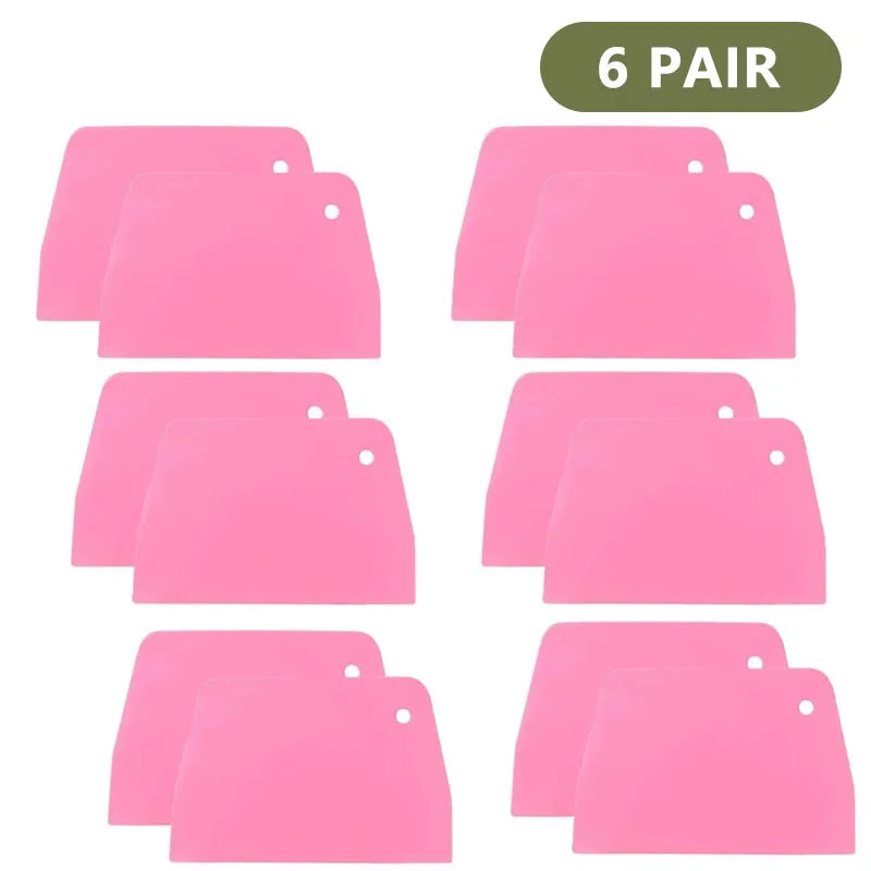 Baking Plastic Scraper Diy Pastry Cream Spatula Trapezoidal