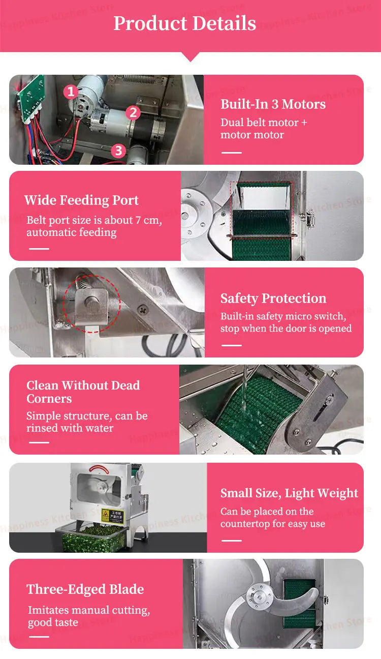 Commercial Vegetable Cutter Stainless Steel Fruit Slicer Pure