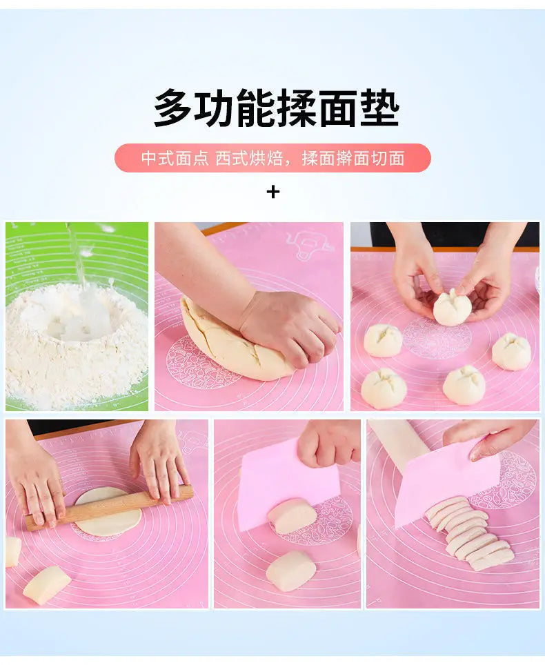 Silicone Baking Mat Pizza Dough Maker Pastry Cooking