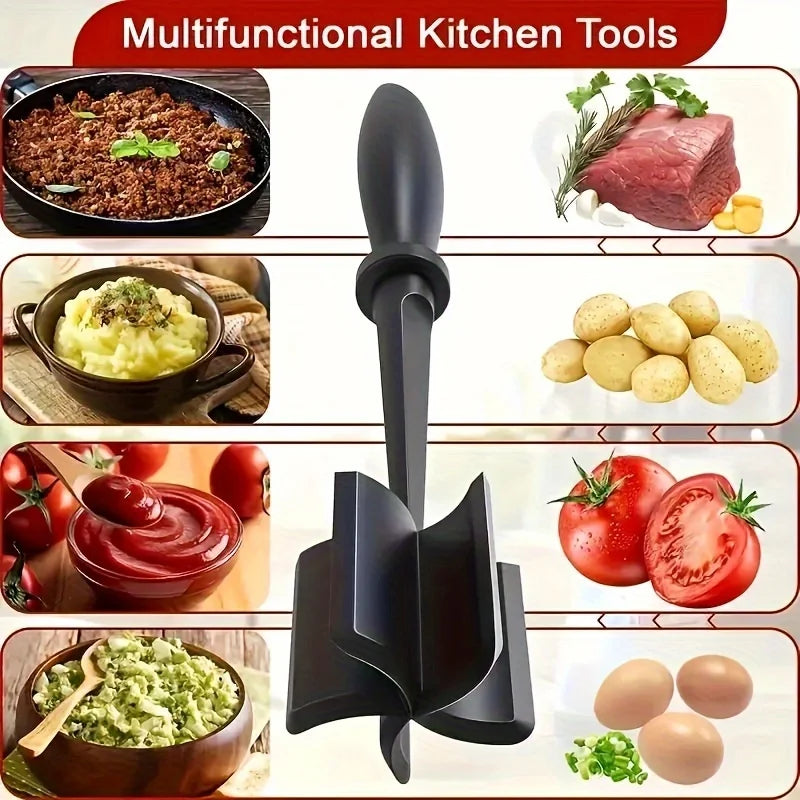 1pc Handheld Meat Chopper & Mixer Effortless Rice