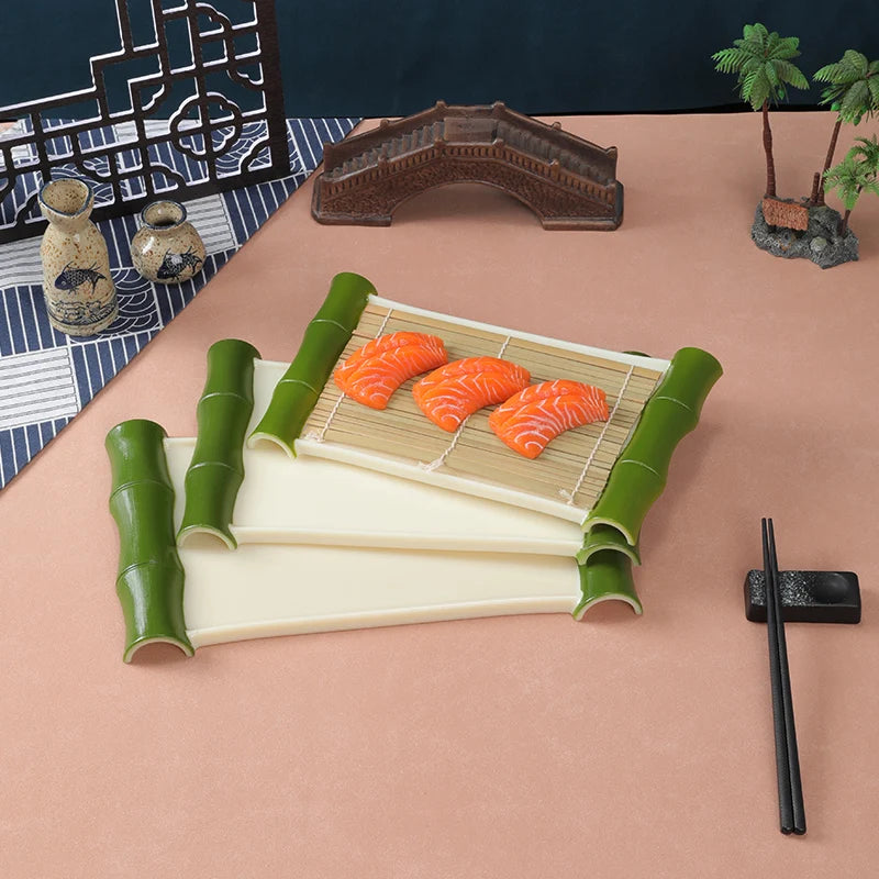 Japanese Dish Pot Dish Creative Tableware Bamboo Curtain