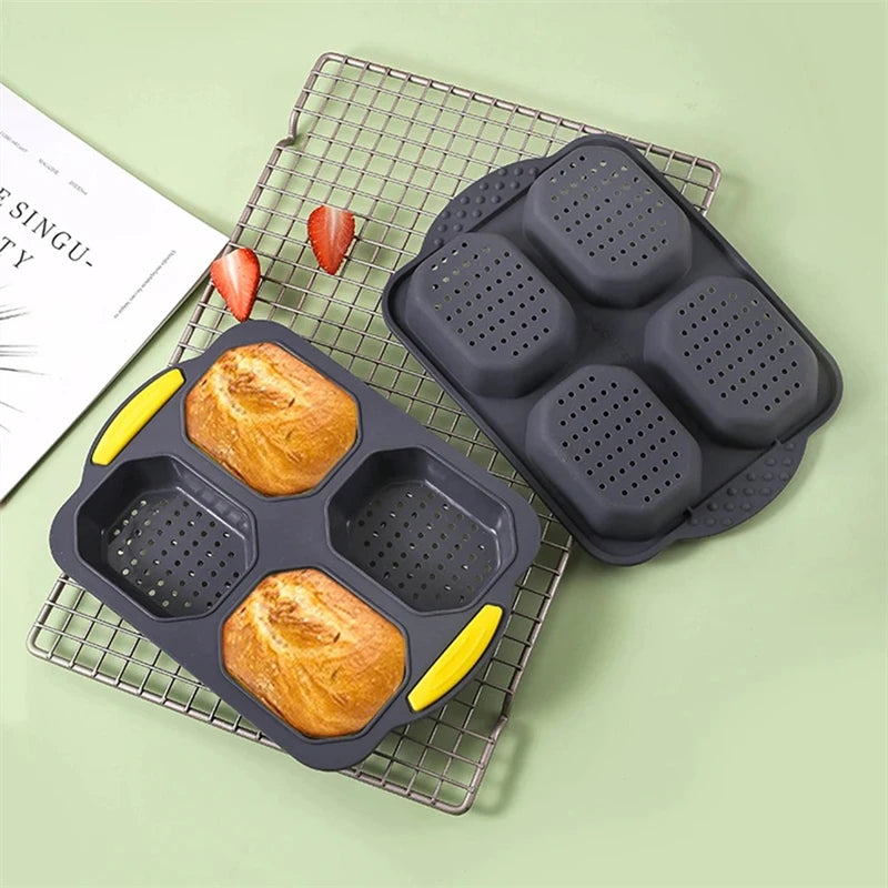 Baking Mold Restaurant Silicone Loaf Pan Heat Reusable