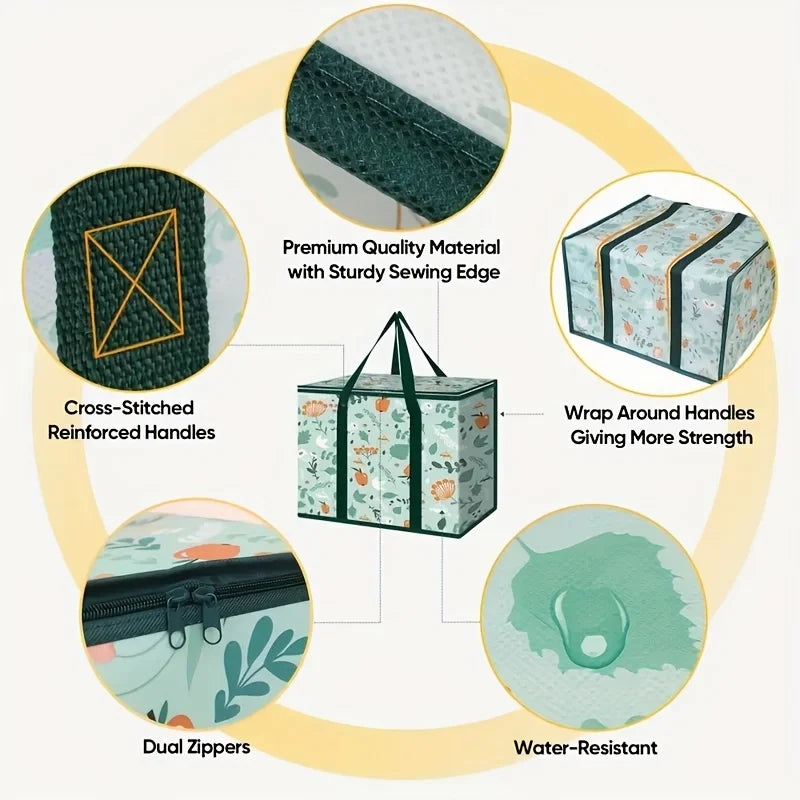 Large Reusable Grocery Bag - Keeps Food /Cold