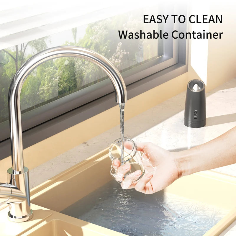 Usb Rechargeable Electric Salt Pepper Grinder Adjustable