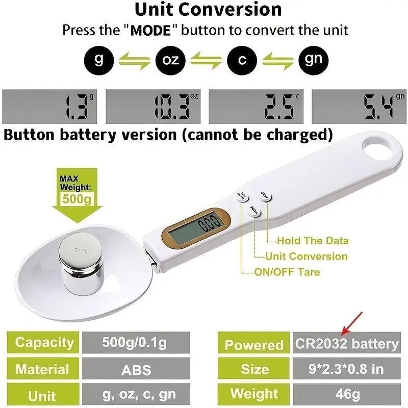 Digital Scale Mini Spoon Scale Lcd Electronic Food