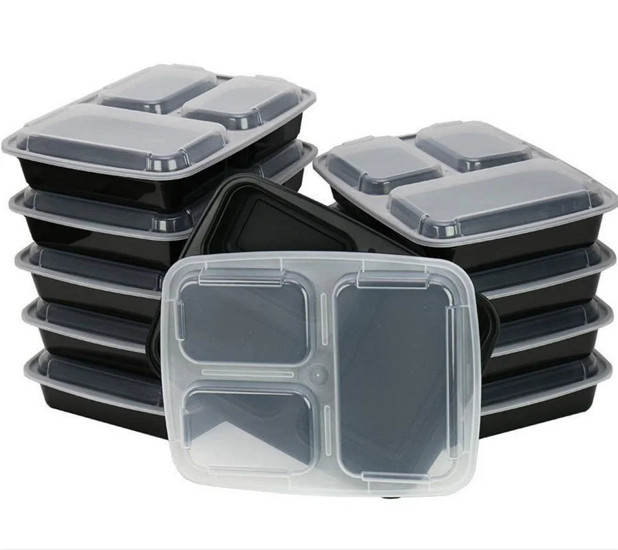12 Pack Meal Prep Containers Compartment Food Storage