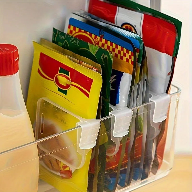 10 15 20pcs Sturdy Clear Refrigerator Organizer Dividers