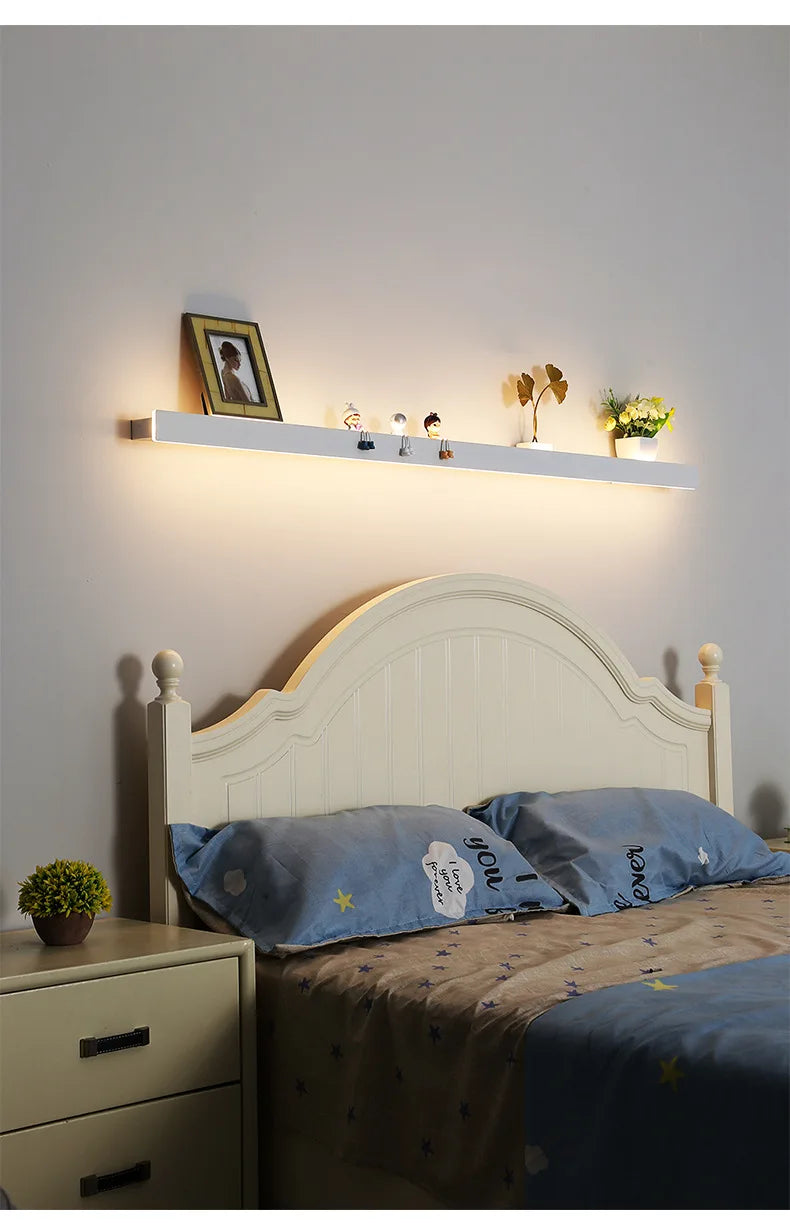 Modern Led Wall Lights Storage Rack Wall Lights
