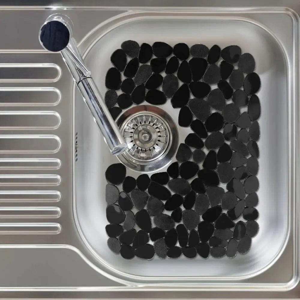 30 40cm Adjustable Draining Soft Pebble Shape Creative