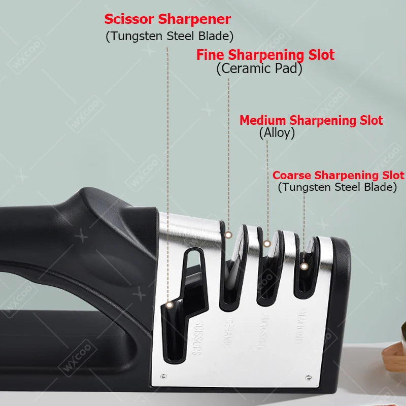 Knife Sharpener Segment Sharpening Non-Slip Knife Sharpening