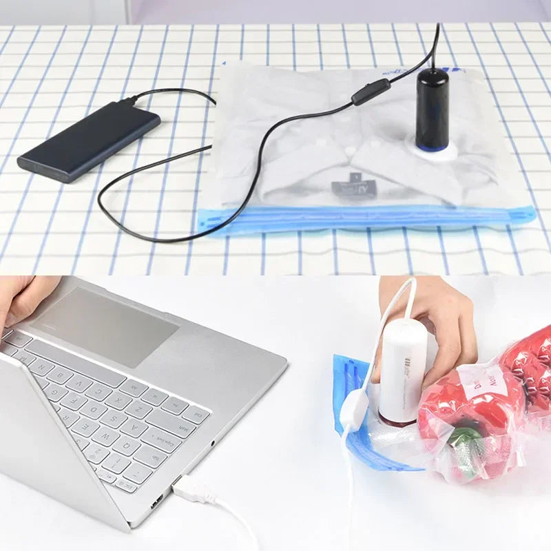 Mini Usb Vacuum Pump Sealer Packing Machine Traveling