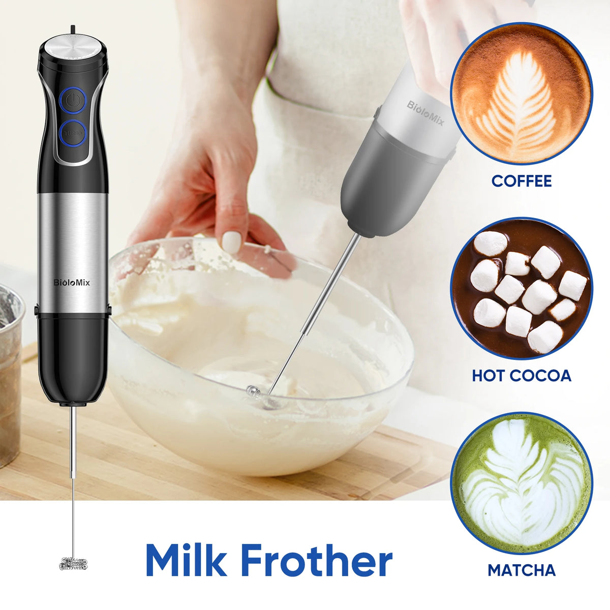 Biolomix In Immersion Hand Blender 1500w Blender 304
