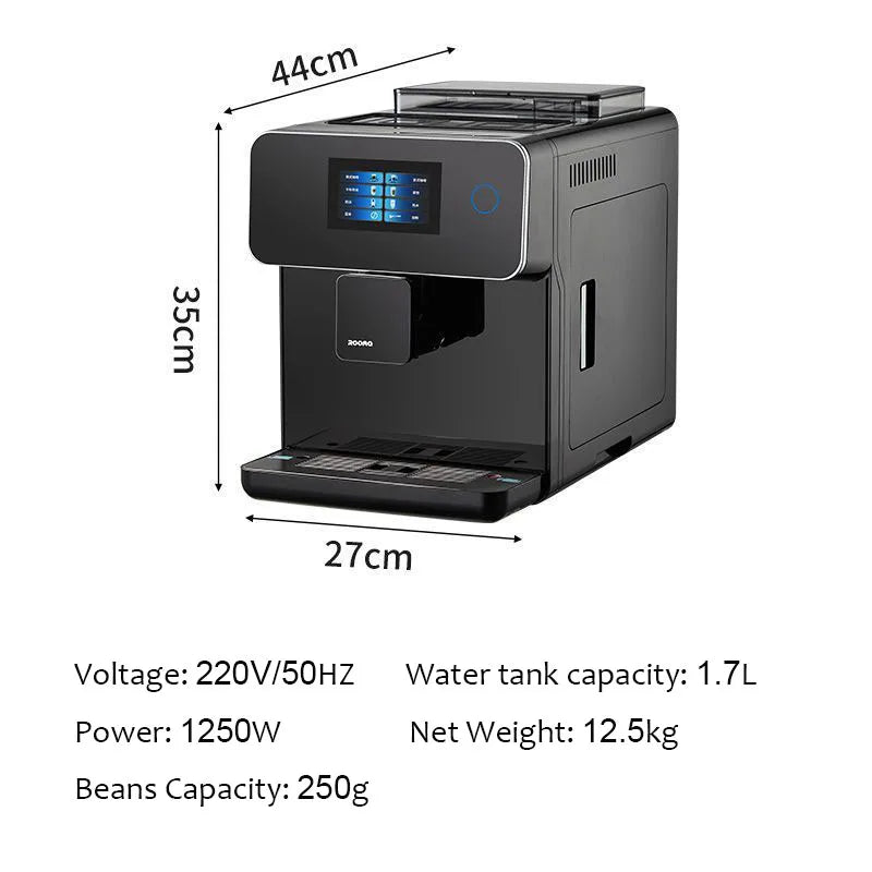 220v Fresh Ground Coffee Machine Fully Automatic Espresso