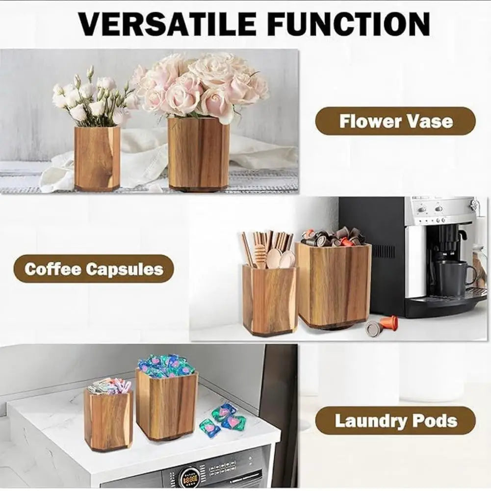 Utensil Organizer Wooden Utensil Holder Wood Utensil Holder