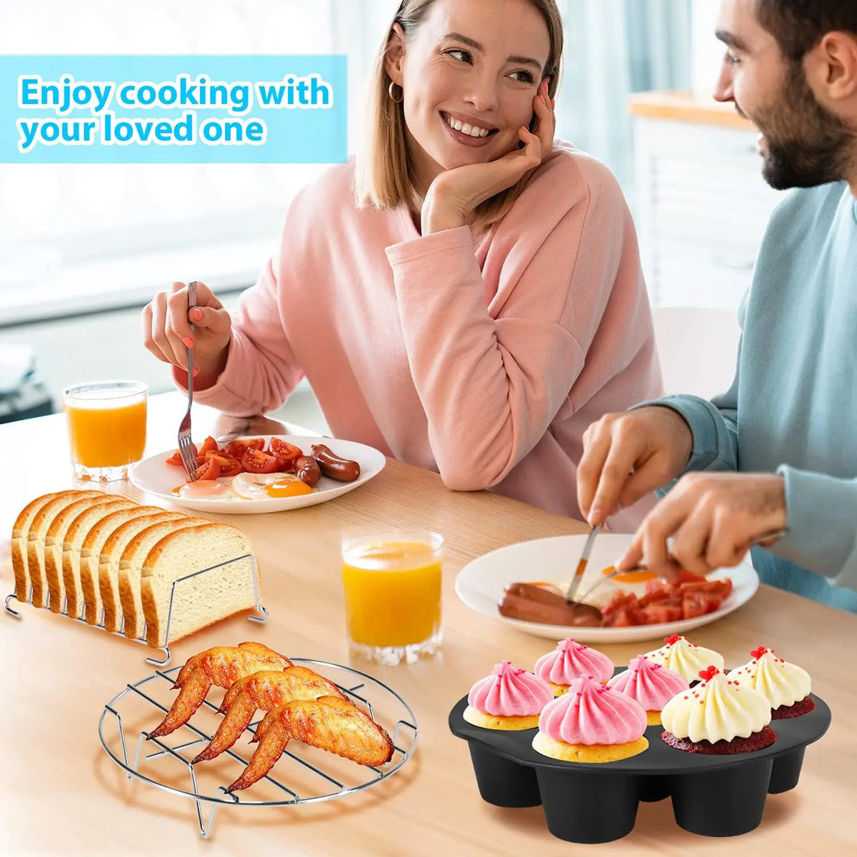 Inch Air Fryer Racks Air Fryer Universal Baking
