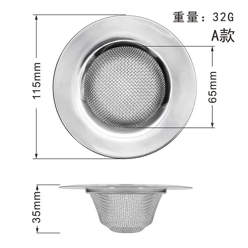 Sink Strainer Sink Grid Filter Stainless Steel Drain
