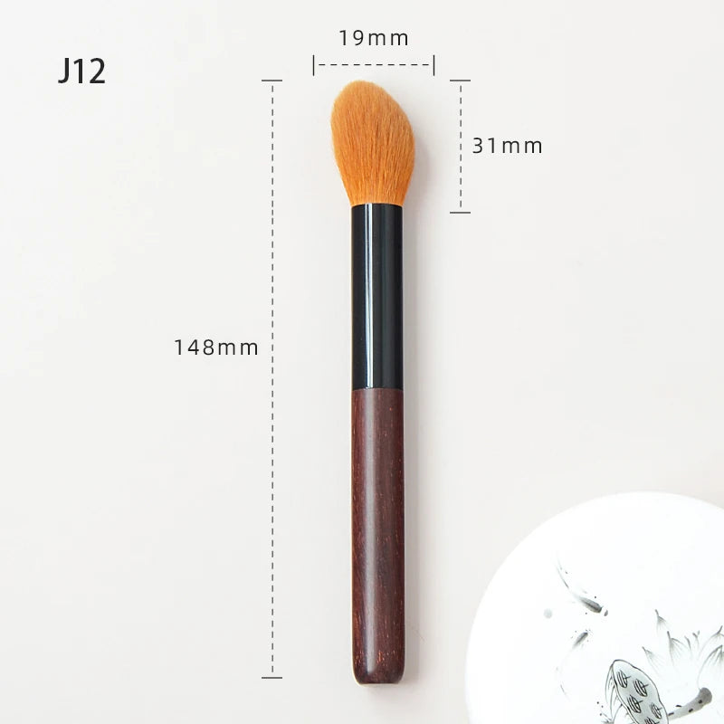 Soft Tiny Tips Goat Hair Handmade Makeup Brush
