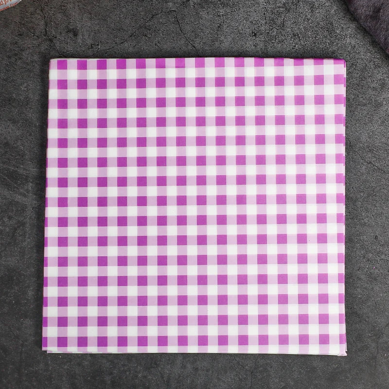 25/50pcs Oilpaper Wrapping Paper Bread Sandwich Burger Fries