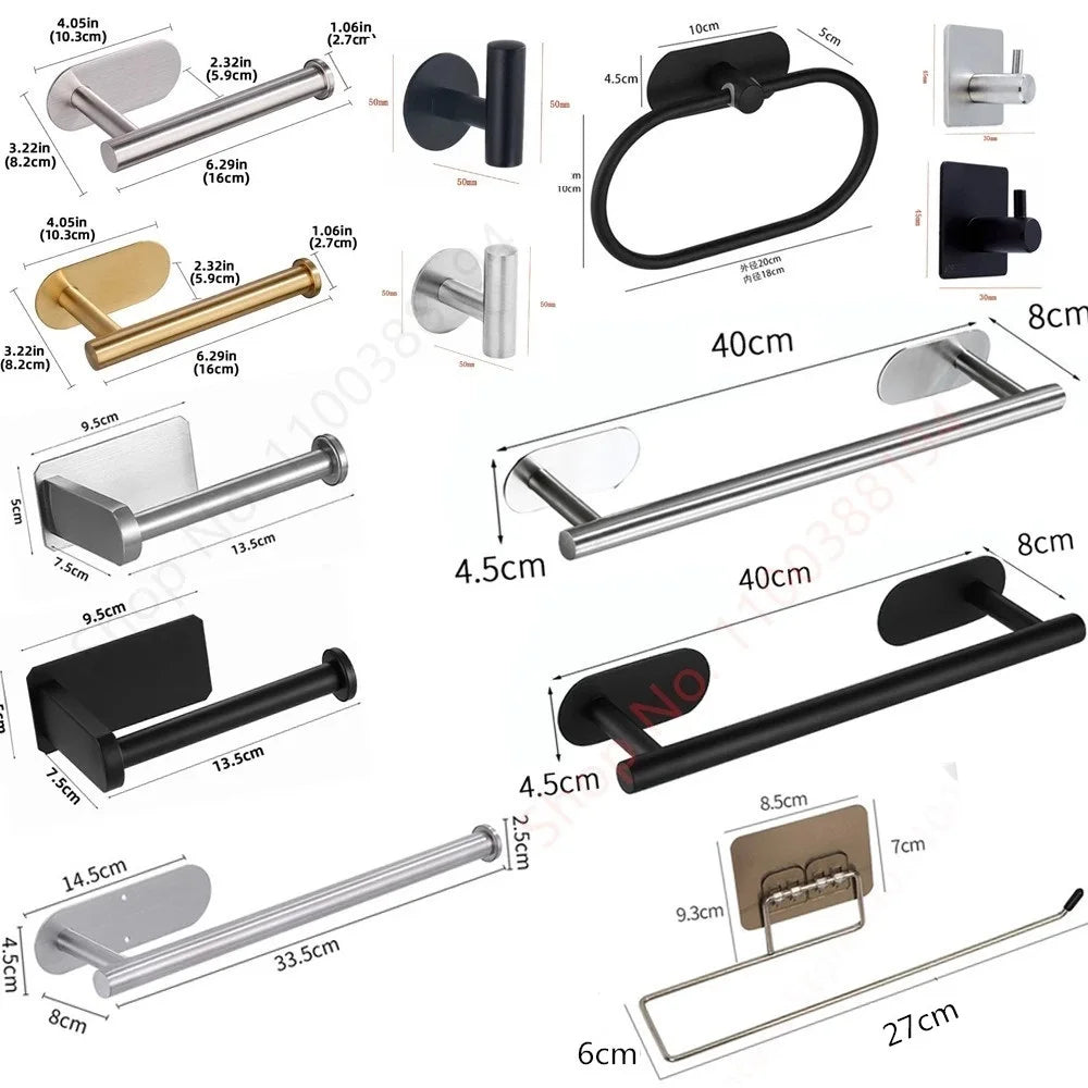 Hanging Paper Roll Towel Holder Bathroom Toilet Storage