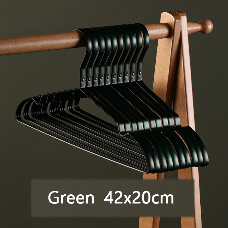 10pcs Matte Gold Hanger Clothes Horse Aluminum Alloy