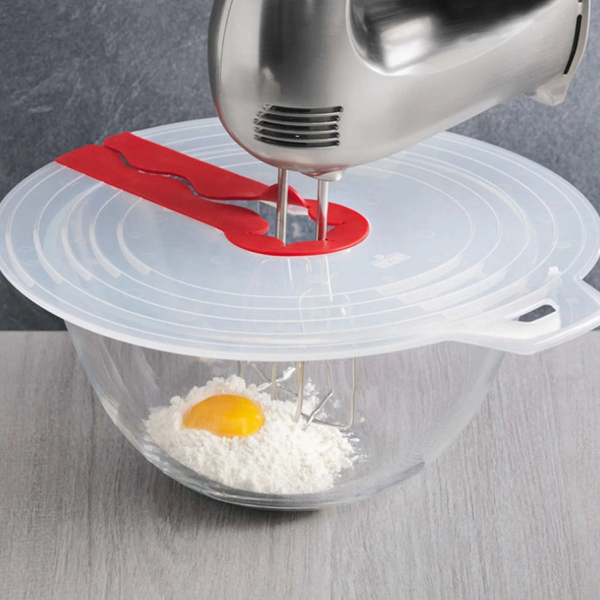 Mixing Bowl Splatter Guard Pp Silicone Mixer Splatter