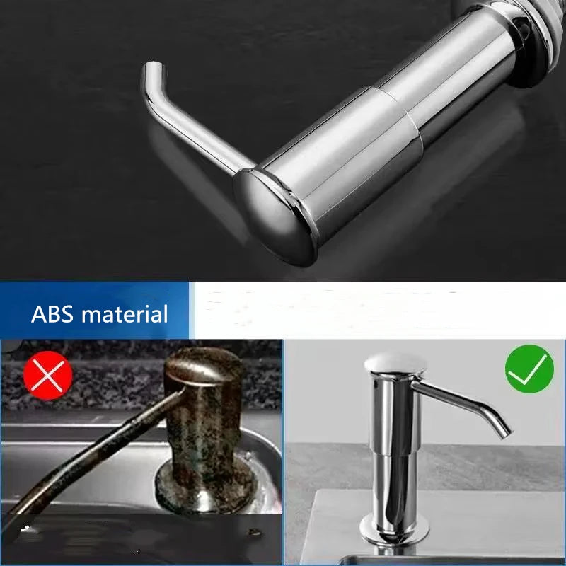 Counrtertop Dishes Dispenser Extention Tube Hand Press Soap