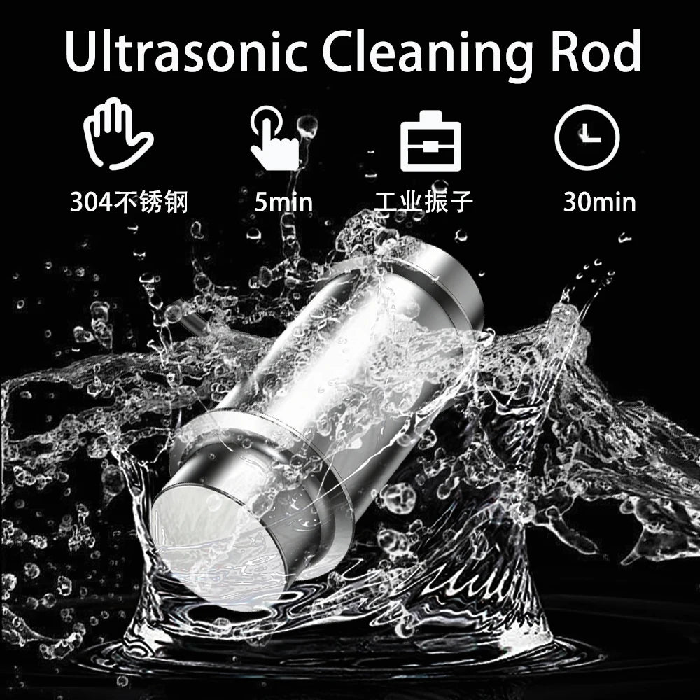 Ultrasonic Cleaner Vibration Jewelry Parts Glasses Manicure