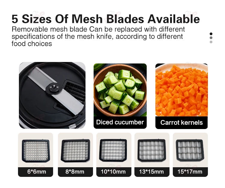 Itop Vec4 Multi-Function Food Processor Dicing/ Slicing/
