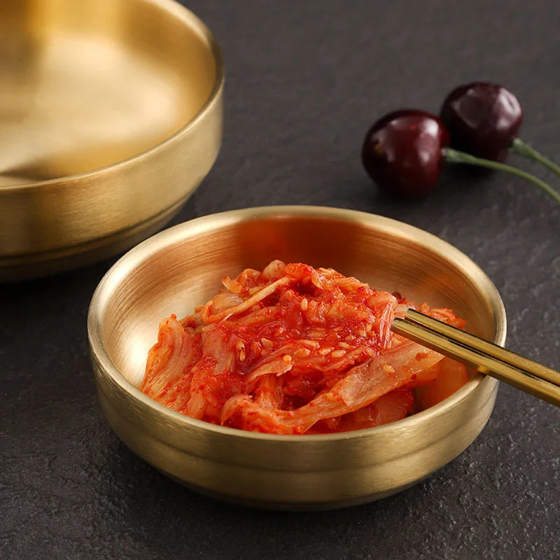 Stainless Steel Sauce Dish Small Dish Kimchi Dish