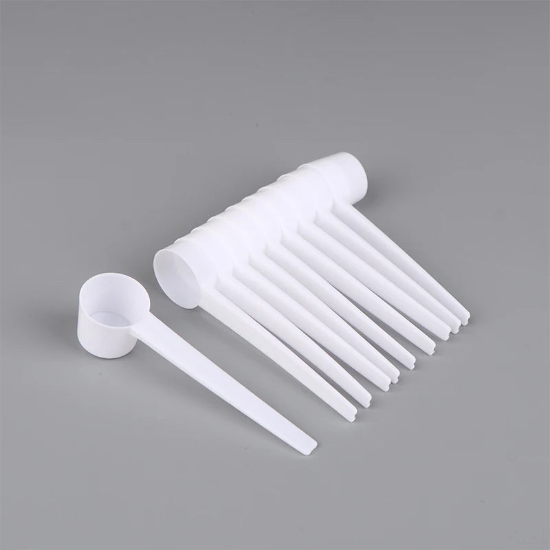 10pcs 5g Plastic Measuring Spoons Scoops Coffee Protein