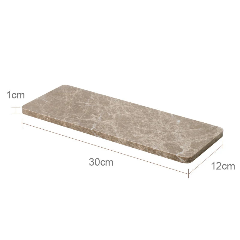 Emperador Light Natural Marble Bathroom Soap Dish Soap