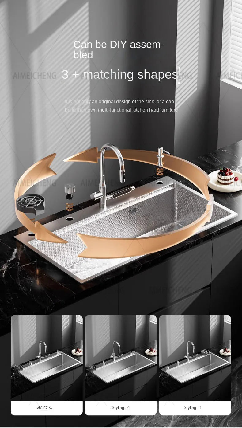 Original Finish Dishwasher-Compatible Sus304 Stainless Steel
