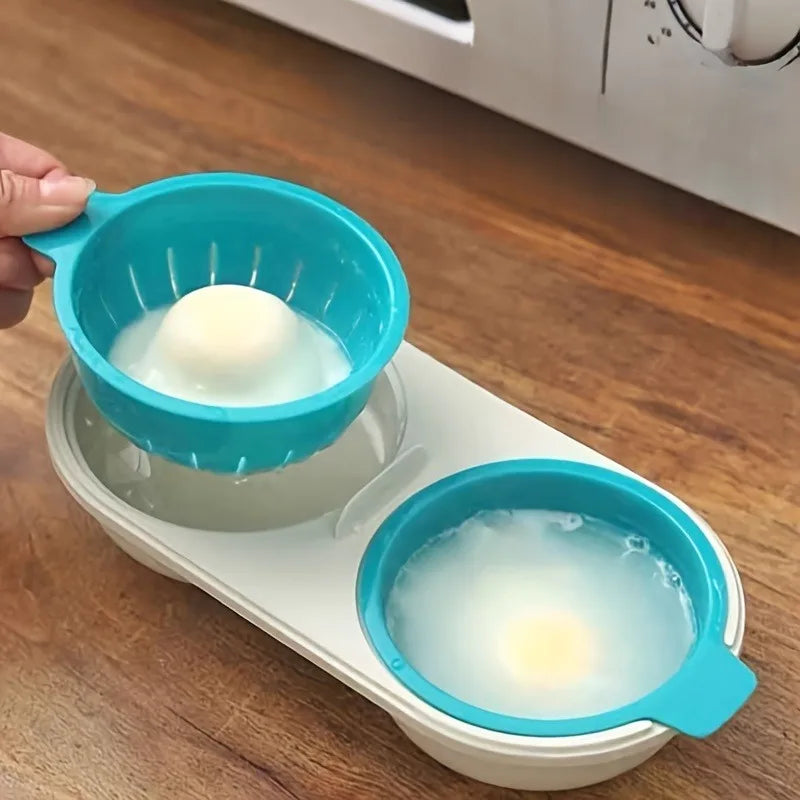 Creative Egg Poacher Food Grade Pans Double Cup