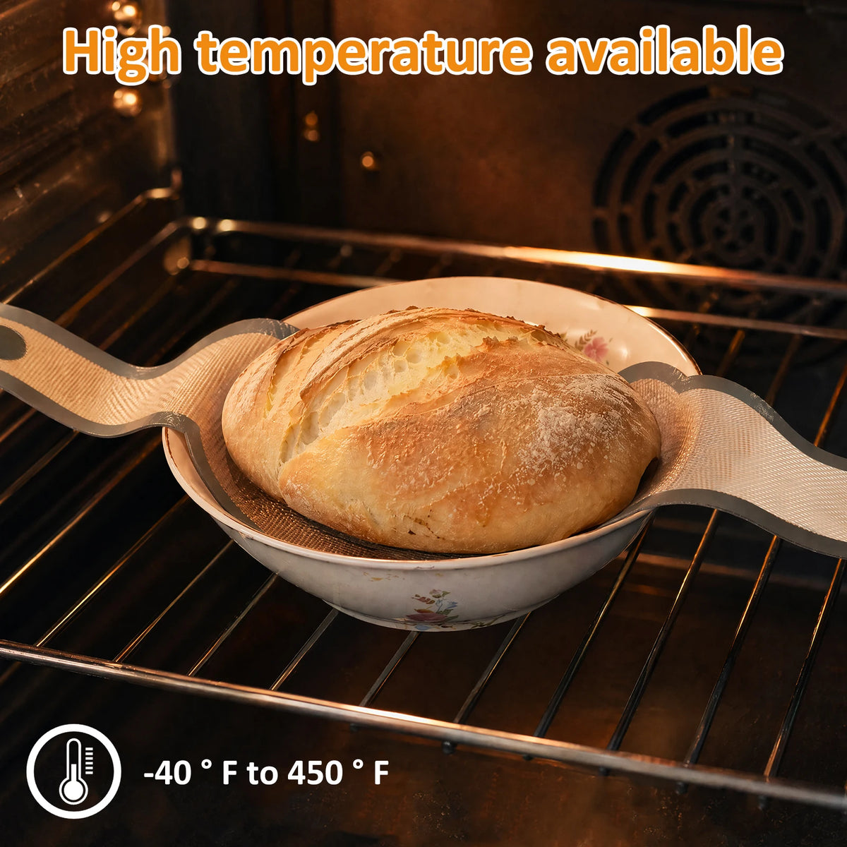 2pcs Silicone Bread Sling Non Stick Silicone Baking