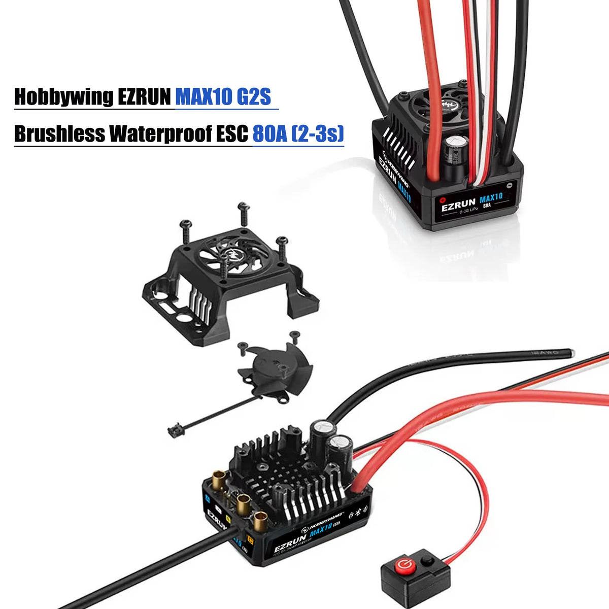Hobbywing Brushless Sensored Combo 3652 3665 G3 Brushless